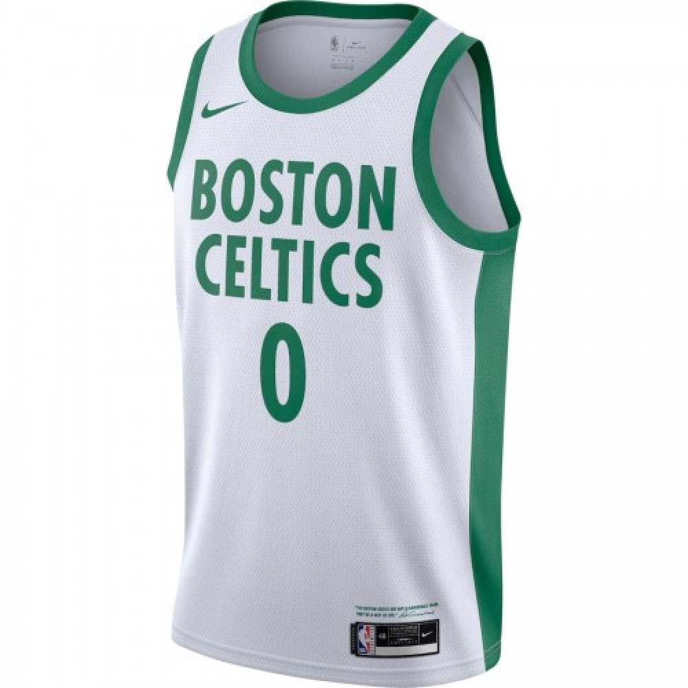 Men's Boston Celtics Jayson Tatum #0 White 2020/21 Swingman Player Jersey – City Edition-Pro Kit Vault | Brand New 26/27 Sports Jerseys